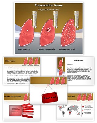 Tuberculosis Types PowerPoint Presentation Template With Editable Charts