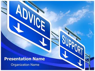 Advice Support Editable PowerPoint Template