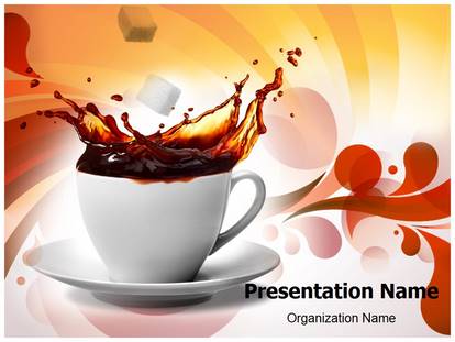 Sugar And Coffee Free Ppt Template