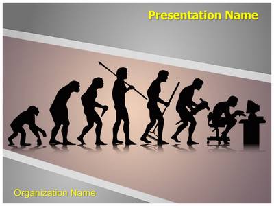 Human Evolution Editable PowerPoint Template