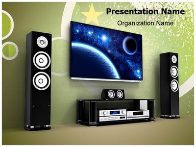 Plasma Home Cinema Editable PowerPoint Template
