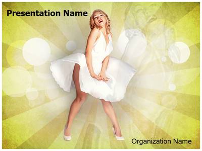 Marilyn Monroe Editable PowerPoint Template