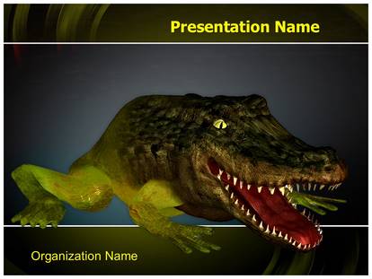 free chimera genetics frog crocodile medical powerpoint template for dinosaur powerpoint template