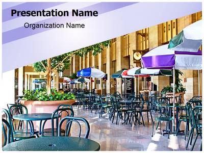 Food Court Editable PowerPoint Template