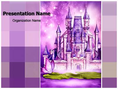 Fairytale castle Editable PowerPoint Template