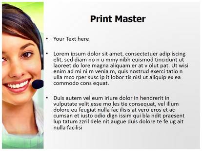 Customer Support Free Ppt Template Slide1