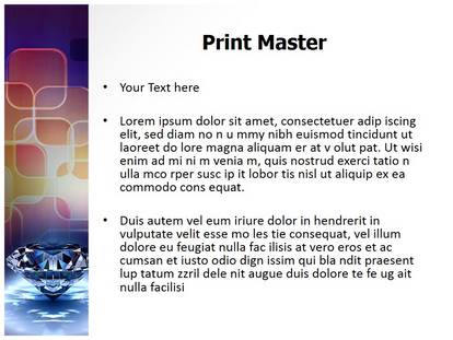Diamond Free Ppt Template Slide1