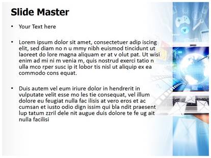 Digital World Free Ppt Template Slide1