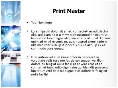 Digital World Free Ppt Template Slide1