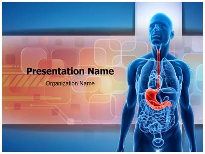 Free Human Stomach Medical Powerpoint Template For Medical Powerpoint Presentations