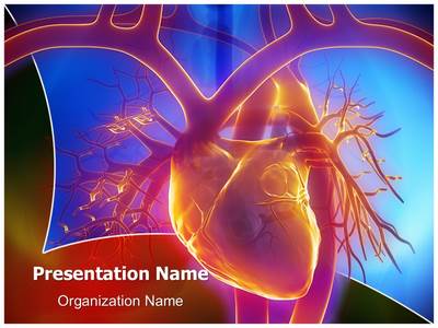 Pulmonary Trunk Vein Editable PowerPoint Template