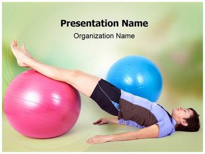 Exercise With Ball Editable PowerPoint Template