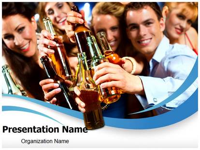 Drink Party Free Ppt Template