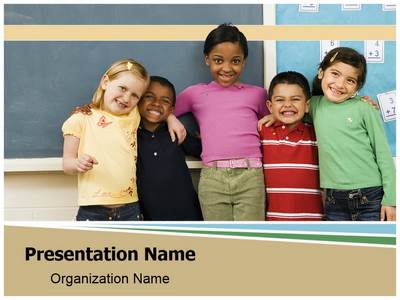Diverse Kids Editable PowerPoint Template