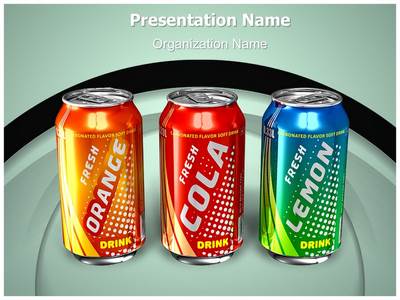 Beverage Can Editable PowerPoint Template