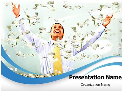 Falling Money Free Ppt Template