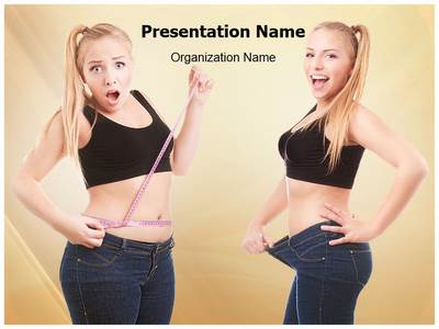Weight loss Editable PowerPoint Template