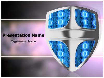 Security Sheild Editable PowerPoint Template