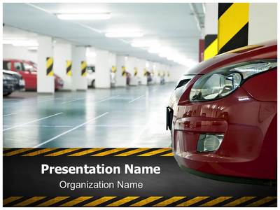 Parking lot Editable PowerPoint Template