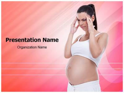 Headache in pregnancy Editable PowerPoint Template