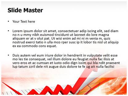 Rising Finance Graph Free Ppt Template Slide1