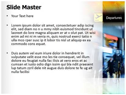 Airport Free Ppt Template Slide1