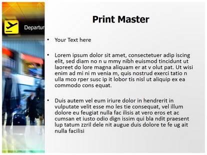 Airport Free Ppt Template Slide1