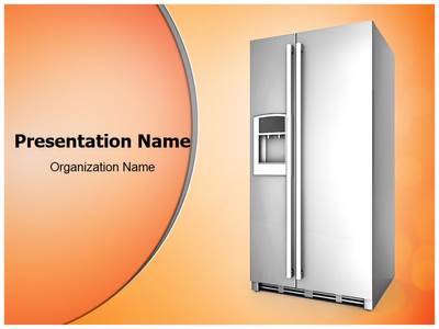Refrigerator Editable PowerPoint Template