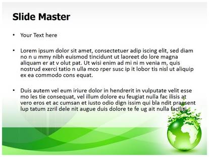 Green Earth Free Ppt Template Slide1