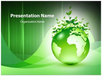 Green Earth Editable PowerPoint Template