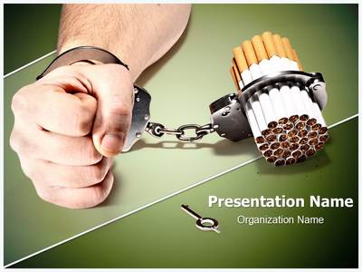 Smoking Addiction Editable PowerPoint Template