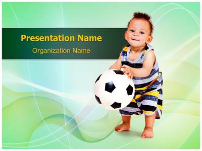 Soccer Kid Editable PowerPoint Template