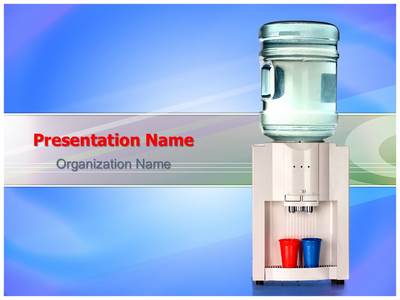Water Cooler Editable PowerPoint Template