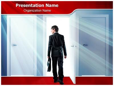 Door to Success Editable PowerPoint Template
