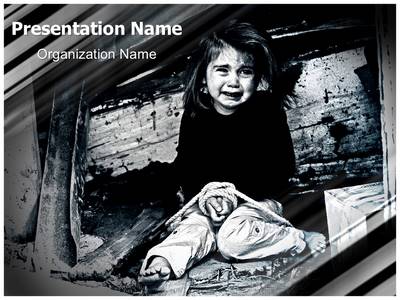 Child Sex Trafficking Editable PowerPoint Template