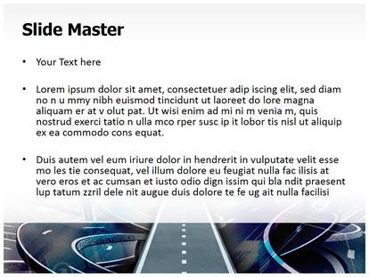 Labyrinth Of Roads Free Ppt Template Slide1