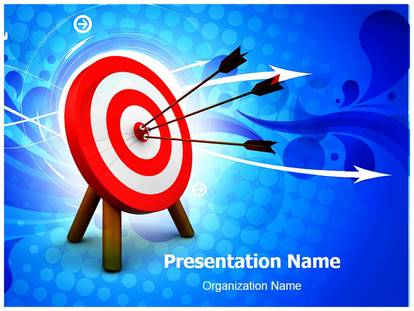 Hit The Target Free Ppt Template