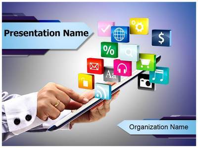 Tablet PC Application Editable PowerPoint Template