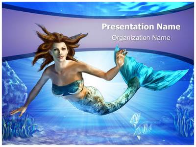 Mermaid Editable PowerPoint Template