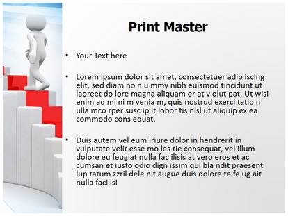 Ladder Of Success Free Ppt Template Slide1