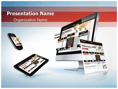 Responsive Website Editable PowerPoint Template