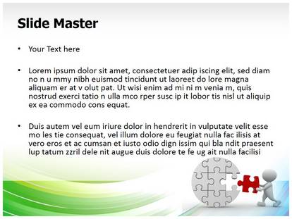 Last Puzzle Piece Free Ppt Template Slide1