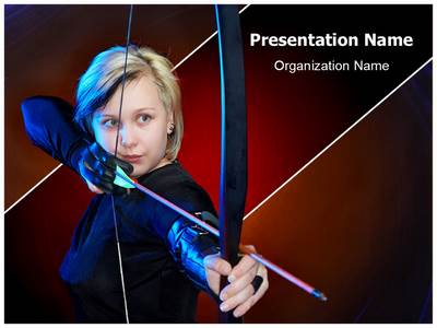 Bow and Arrows Editable PowerPoint Template