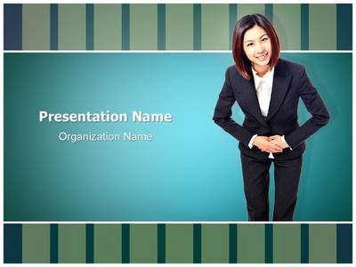 Bowing Respect Editable PowerPoint Template