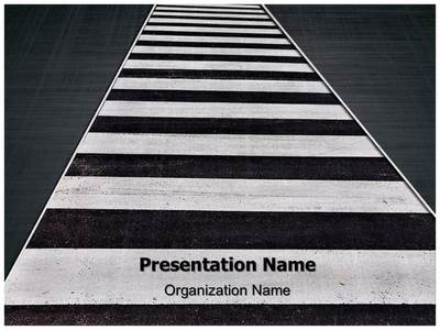 Crosswalk Editable PowerPoint Template