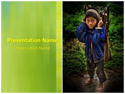 Child Labour Editable PowerPoint Template