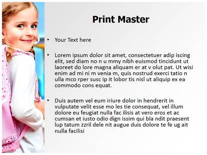 Love My School Free Ppt Template Slide1