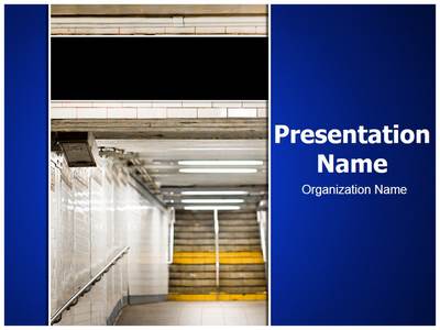 New York Subway Editable PowerPoint Template