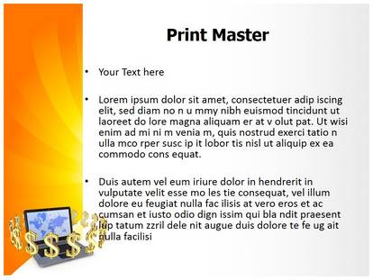 Online Business Free Ppt Template Slide1