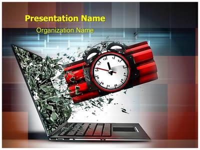 Digital Terrorism Editable PowerPoint Template